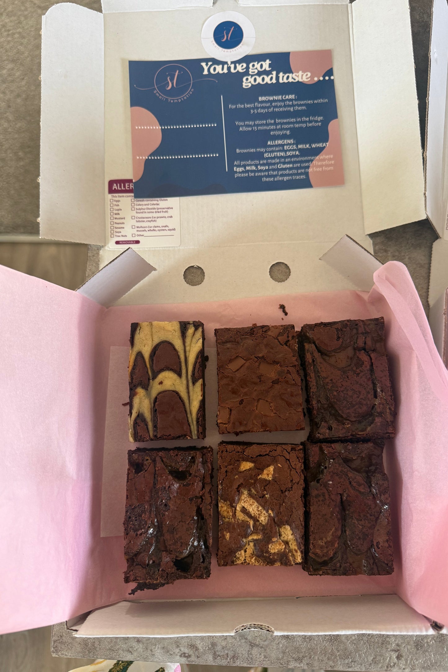Gluten free Mixed Brownie Box