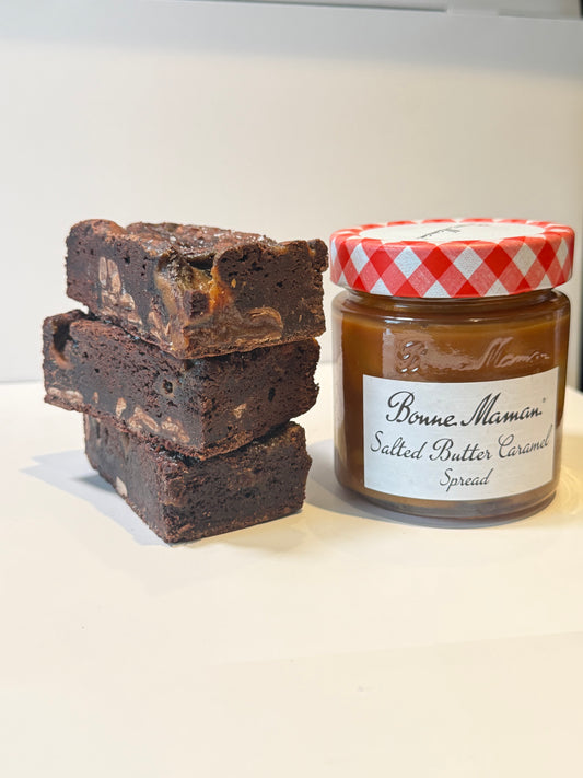 Salted Caramel Brownie Box